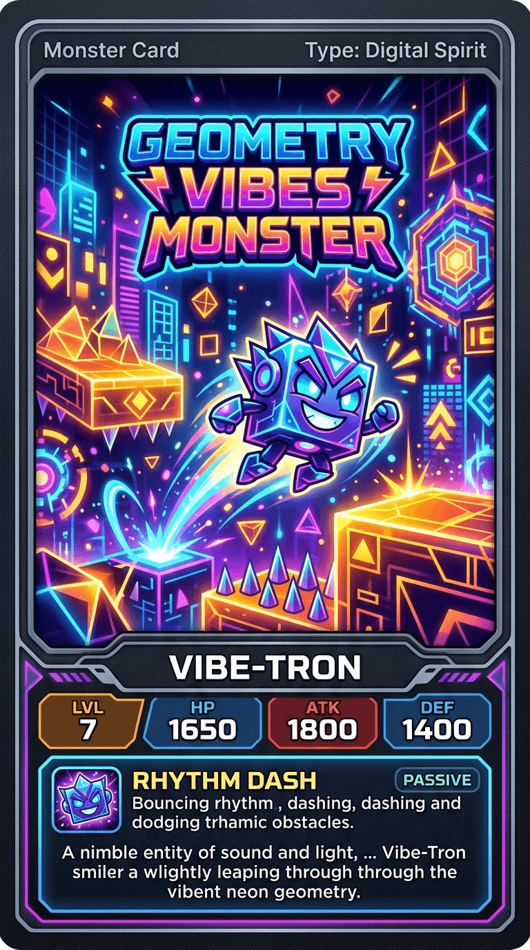 Geometry Vibes Monster