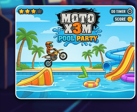 Moto X3M Pool Party